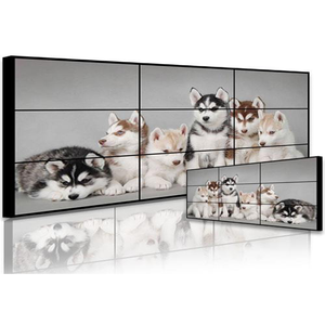 Écran vidéo mural intérieur HDFocus à très faible bordure, 4K, 55 pouces, 3x3, panneau d'affichage LCD, écran de remplacement pour mur vidéo - Product Image 4