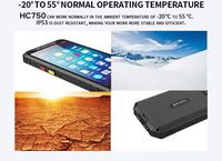 Lecteur portable Android 15 5G 5100 mAh avec batterie amovible, scanner de codes-barres RFID 5,99 pouces, système d'exploitation Android