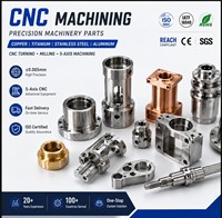 Pièces mécaniques usinées CNC de précision sur mesure OEM, tournage et fraisage du cuivre, du titane et de l'acier inoxydable, service CNC