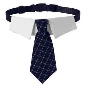 Ensemble de costume pour animaux de compagnie - Nœud <span class=keywords><strong>papillon</strong></span> et collier à carreaux pour <span class=keywords><strong>mariage</strong></span>/anniversaire - Nouvelle arrivée - Ensemble de smoking pour <span class=keywords><strong>chien</strong></span> à carreaux avec collier assorti - Product Image 6