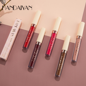 Brillo Labial Líquido de Lujo <span class=keywords><strong>HANDAIYAN</strong></span>, Brillo Labial Mate Portátil de 2.5ml con Aroma a Rosa para Mujer Moderna, Gran Venta - Product Image 4