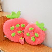 Vente en gros Jeux apaisants pour parents et enfants Jouets pour enfants Jouet pour animaux de compagnie Fruit Légumes Jouet en peluche extractible Fraise Ferme Radis