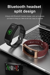K13 <span class=keywords><strong>Bluetooth</strong></span> Tai Nghe Nói Chuyện Ban Nhạc Thông Minh Vòng Đeo Tay Đồng Hồ Phụ Nữ Heart Rate Tập Thể Dục Tracker Thể Thao Thông Minh Đồng Hồ Người Đàn Ông Pedometer Dây Đeo Cổ Tay - Product Image 6