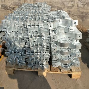 Banda de acero galvanizado en caliente de 4 a 4-1/2 pulgadas con un solo extremo desplazado de 1/4 de pulgada x 1-1/2 pulgadas, precio al por mayor - Product Image 1