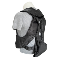 Gilet de protection équestre gonflable en polyester léger, système de fixation, protection du corps du cavalier, sangle de protection, gilet airbag pour l'équitation