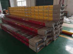 <span class=keywords><strong>Escalera</strong></span> Telescópica Extensible de Fibra de Vidrio FRP de Alta Resistencia, No Conductiva, Roja y Amarilla, EN131 4-12M - Product Image 6