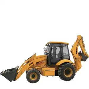 WOLF Mini Tractor Backhoe 100HP Diesel 4X4 Excavator Loader Price