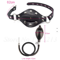 Bâillon buccal gonflable en silicone liquide pour bondage, balle orale à bouche ouverte, jouet sexuel pour adultes, accessoire de passion et de flirt