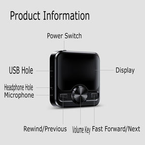 Reproductor MP3 Deportivo Pequeño de Alta Fidelidad y Sonido sin Pérdidas para Correr, Gimnasio, Entrenamiento, Reproductor de Audio Portátil - Product Image 6