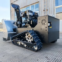 Soplador de Nieve Robótico Portátil con Orugas y Motor de Gasolina/Diésel de Arranque Eléctrico WIGON, Control Remoto, 1 Año de Garantía, 228 kg