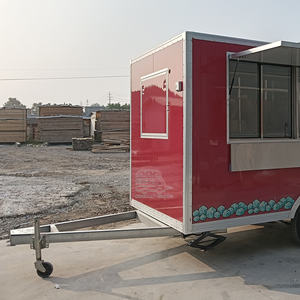 Remolque de cocina móvil cuadrado, homologado por DOT y CE, estándar estadounidense, totalmente equipado, con certificado VIN, en venta. - Product Image 6