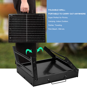 Estufa de Leña Portátil de Acero Inoxidable para Camping, Parrilla para Barbacoa, Mini Parrilla de Carbón Coreana para Exteriores - Product Image 4