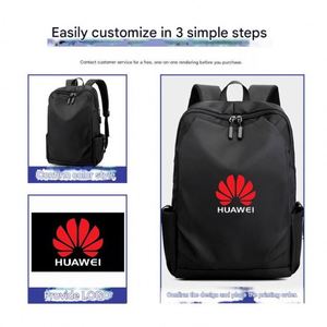 Sac à dos personnalisé de grande capacité, style premium, en nylon, adapté à l'utilisation d'un ordinateur, sac à dos à double bandoulière, cadeau promotionnel - Product Image 4