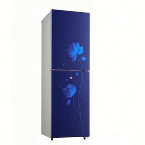 225L High Quality R134a Fashion Glass Door Defrost Fridge With Key and Lock Fridge Glass Door - Product Image 2