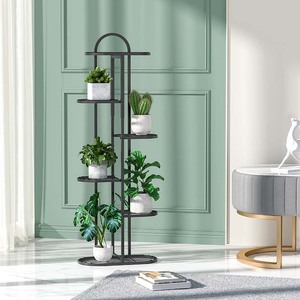 WIREKING-<span class=keywords><strong>Soporte</strong></span> de exhibición de plantas en <span class=keywords><strong>maceta</strong></span> para sala de estar, <span class=keywords><strong>maceta</strong></span> de múltiples capas para interior y <span class=keywords><strong>exterior</strong></span>, decoración del hogar - Product Image 5