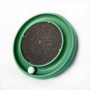 Kinghon - Rascador para Gatos Turbo 2 en 1, Estilo Clásico, Tabla de Rascar de Cartón con Pista de Bolas para Cama o Juguete - Product Image 4