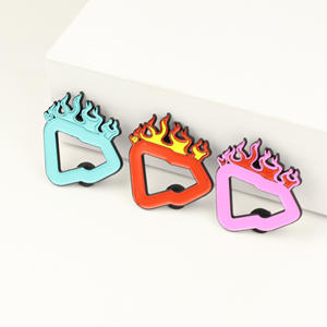 หมุดเบสบอลกรอบหมวกโลหะประดับพลอยเทียมโลโก้โลหะ - Product Image 4