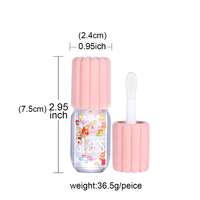Eau Lumière Brillant À Lèvres Hydratant Transparent Bonbons Perles Miroir Fruit Cristal Huile À Lèvres Clair Hydratant Repulpant Brillant À Lèvres