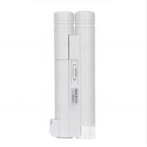 100x Dual-<b>Tube</b> Microscope, High Magnification with <b>LED</b>, Handheld High-Definition Magnifier for Jewelry Teaching and Antique - Product Image 4