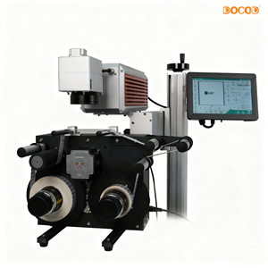 เครื่องม้วนกลับม้วนแบบตั้ง DOCOD XF20 ประสิทธิภาพสูงสำหรับอุตสาหกรรมฉลาก พร้อมระบบป้องกันการปลอมแปลง - Product Image 4