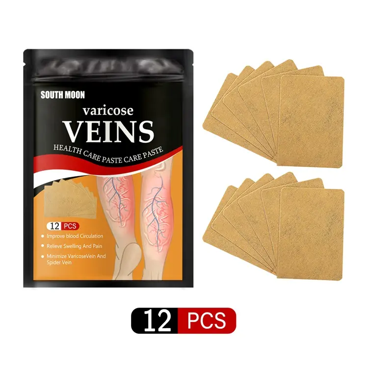 Traitement des varices naturelles, vente en gros, soins, élimination du plâtre des jambes, traitement des varices, Patch