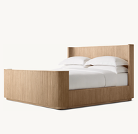 Nouvelle arrivée Ensemble de chambre à coucher de luxe américain mobilier cadre de lit King Size