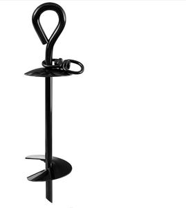 <span class=keywords><strong>Ancrage</strong></span> au <span class=keywords><strong>sol</strong></span> en acier <span class=keywords><strong>à</strong></span> pointes pour chien, pivotant, résistance <span class=keywords><strong>à</strong></span> la cisaillement de 5000 lb, amovible pour auvent, abri, abri solaire, marquise - Product Image 2