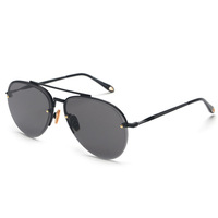 Lunettes de soleil aviateur pour femmes et hommes, verres solaires de luxe, en métal, personnalisé, styliste, S31225, nouvelle collection 2020