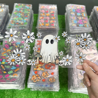 Venta Directa de Fábrica, Envolturas para Tazas UV DTF Brillantes e Impermeables, Envolturas Adhesivas UV DTF en Material Plastisol y PET