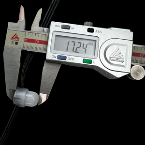 50 <span class=keywords><strong>pixel</strong></span>/bộ địa chỉ DC12V 5050 SMD <span class=keywords><strong>RGB</strong></span> ws2811 IC <span class=keywords><strong>pixel</strong></span> nút 12mm mở lỗ IP68 Frosted bìa đen dây 13.5mm/xconnect - Product Image 2