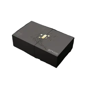 Caja de cartón llamativa asequible y útil eficiente, sólida y estable, para Dulces, galletas, pasteles, Chocolate con logotipo elegante