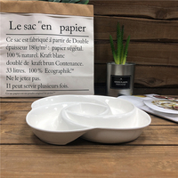 Assiette en céramique irrégulière, vente chaude en usine, pour fruits secs et bonbons