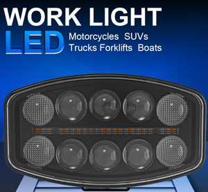 Lumière de travail automobile ovale TCYATO de 10 pouces, feux tout-terrain, <span class=keywords><strong>ampoules</strong></span> <span class=keywords><strong>LED</strong></span> universelles haute puissance <span class=keywords><strong>pour</strong></span> camions et voitures - Product Image 3
