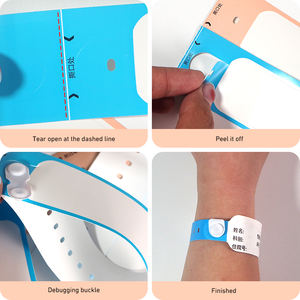 Bohang muestras gratis impermeable desechable RFID UHF <span class=keywords><strong>PVC</strong></span> pulsera de plástico para la identificación del <span class=keywords><strong>hospital</strong></span> - Product Image 5
