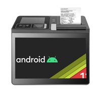 Terminal de point de vente tout-en-un avec tablette Android de 116 pouces, imprimante (NFC/scanner 2D/écran secondaire de 4,3 pouces/VFD)