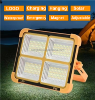 Projecteur solaire projecteur multifonction Portable charge sécurité travail portable Camping avertissement émergence lumière d'inondation