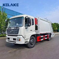 Camion Compacteur à Ordures Diesel 15 Tonnes 4x2 Nouveau Modèle Transmission Manuelle Véhicule de Collecte des Déchets Euro 5 à Vendre