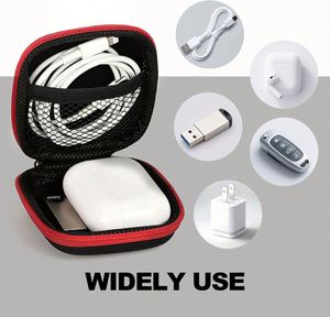 Boîte de rangement pour câbles de données, gadget cool personnalisé, étui pour écouteurs antichoc, étui promotionnel personnalisé en EVA, sac à fermeture éclair avec logo - Product Image 5