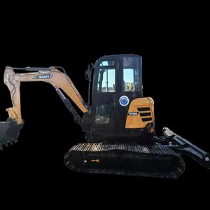 Mini-excavatrice Sany 5 tonnes, 5,5 tonnes, 6 tonnes, modèle SY55U, excavatrice sur chenilles, peu d'heures de service, moteur et pompe de bonne qualité, SY75C, SY35 - Product Image 2