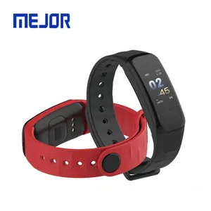 Wearfit Jam Tangan Pintar Kesehatan, Gelang Karet C1s BT Tampilan Hati