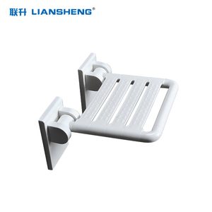 Chaise de bain pliable murale pour personnes âgées, gain de place, acier inoxydable 304 avec revêtement ABS, siège de douche - Product Image 3