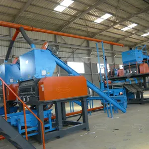 Tự động lốp tái chế máy cho phế liệu lốp bột nhà máy tái chế chất thải lốp cao su bột thiết bị nhà sản xuất