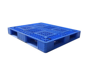 משטח אחסון אירופאי מפלסטיק HDPE דו-צדדי הניתן להתאמה אישית, בעל כניסה 4 כיוונית, גדול ועמיד במיוחד, עם רשת פלדה מחוזקת. - Product Image 4