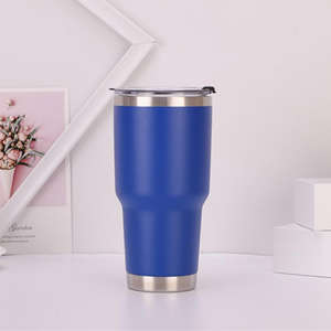 Gobelet à café 30 oz à double isolation 30 oz à double paroi en acier inoxydable 18 8 isolé sous vide avec revêtement en poudre - Product Image 1