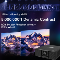 Projecteur d'extérieur grand format Flyin FL-L1700U 2026, puce DMD 0.8, 17000 lumens ANSI, laser, mapping 3D, DLP WUXGA 4K, garantie 3 ans