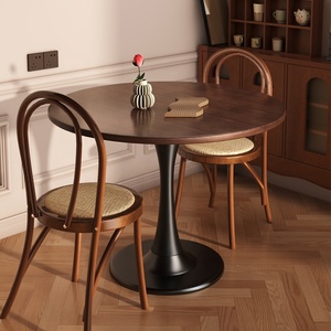 Bàn ăn công nghiệp ngoài trời kim loại bê tông Bắc Âu hiện đại sang trọng vòng nhà hàng phòng bộ ăn ăn đồ nội thất bàn - Product Image 4