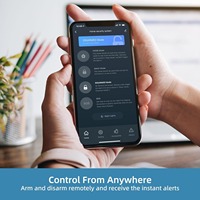 Système d'alarme domestique sans fil AGSHOME Kit de 7 pièces DIY Sécurité des portes avec matériau ABS Alertes intelligentes par application