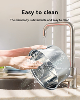Distributeur d'eau automatique pour animaux de compagnie en acier inoxydable 7L, super silencieux, avec fenêtre de remplissage pour chats et chiens