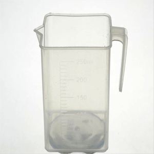 Taza medidora cuadrada de plástico, 250 ml, J81252, para experimentos de matemáticas y ciencias en la escuela primaria, instrumentos didácticos. - Product Image 1