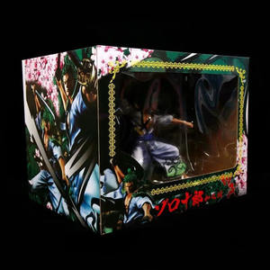 2025 OEM 맞춤형 PVC 수지 장난감 하이 퀄리티 액션 및 장난감 전투 모드 세 칼 흐름 한 조각 애니메이션 피규어 Roronoa Zoro - Product Image 6